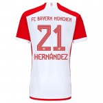 Günstige Fußballtrikots FC Bayern München Lucas Hernandez 21 Heimtrikot 2023-24 Kurzarm